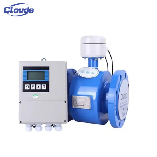 Acid Flowmeter Milk Magnetic Segregate Electromagnetic Flow Meter 