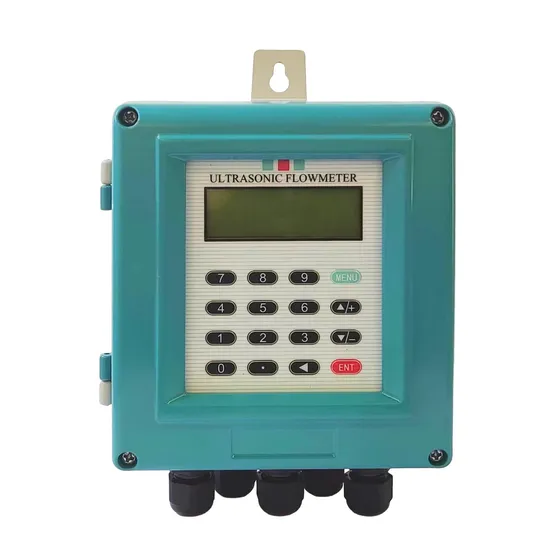 Wall Mounted Clamp Flow Meter Digital Water Flowmeter Ultrasonic Water Flow Meter 