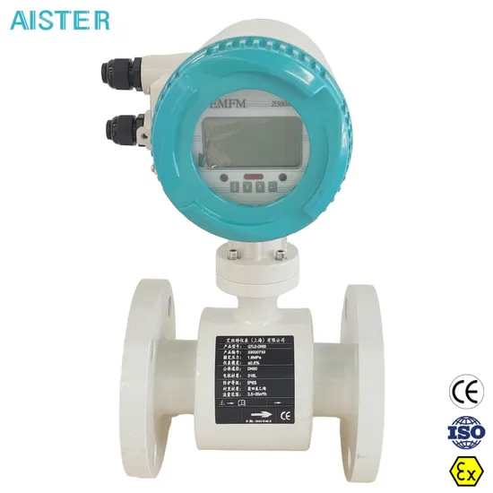 High Accuracy Stainless Steel Corrosive Liquid Electromagnetic Water Flow Meter 