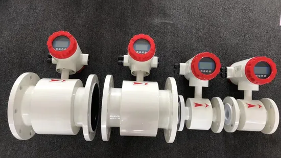 Digital Output Waste Water Liquid Electromagnetic Flowmeter Factory Flow Sensor 