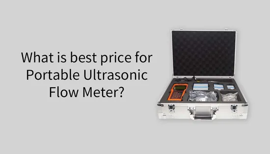 Aice Tech Affordable Handheld Ultrasonic Flowmeter for Precision Measurement 