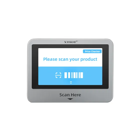 XT802C Wall Mounted Price Checker QR Code Scanner Kiosk for Supermarket 
