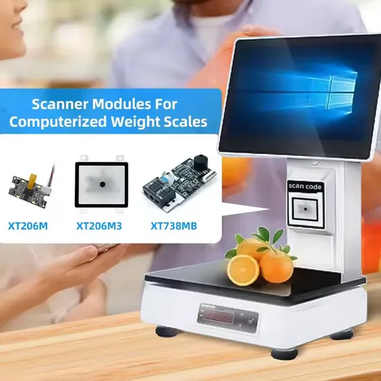 XTIOT Factory 2D Wall Mounted Barcode Scanner Turnstile QR Code Reader XT206M3 