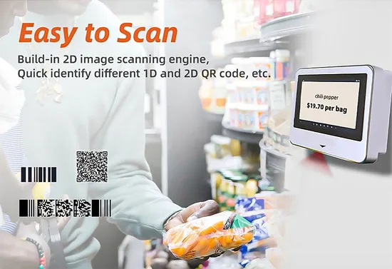 4G+64GB Price Checker 2D High Speed Barcode Scanner for Searching Product Detail and Price Er230 